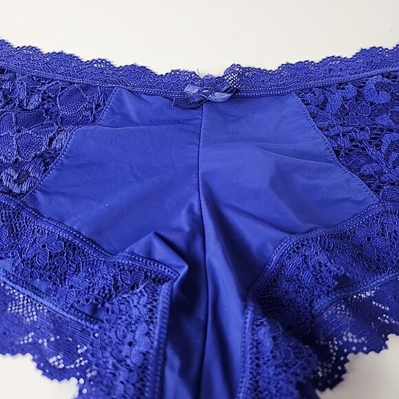 3 Splendies Cheeky Womens 1X Underwear Panties Sheer Lace Hearts Sexy NWT - Picture 11 of 13